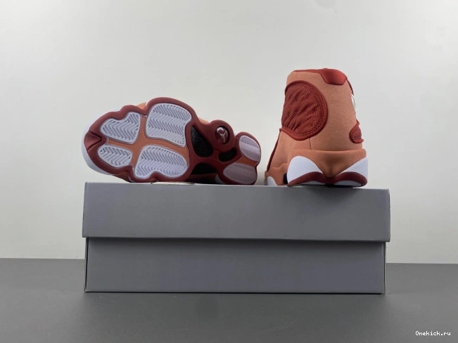 One Kick 13 Dune Air DJ5982-601 Red Jordan 0708